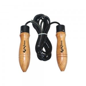 TRAINING Skipping Rope by Koxtons – Wooden Handle | Heavy PVC Rope for Strength Training