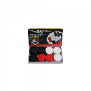 Carrom Men PVC (Strike) 6mm
