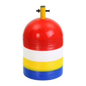 Dome Marker Cone For Agility Training,Football,Sports (Multicolour) - (Set Of 40)