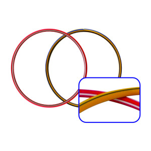 Koxtons Dancing Hoops Double Colour – 24" Premium