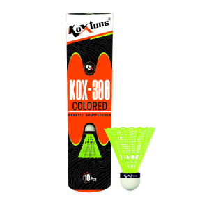 Koxtons KOX-300 Plastic Shuttlecock (10 Pcs Box)
